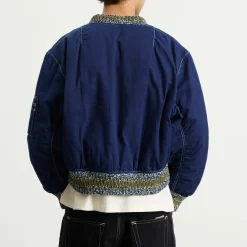 Story mfg Seed Printed Wonky-Wear Bomber