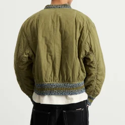Story mfg Seed Printed Wonky-Wear Bomber