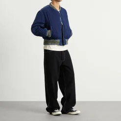 Story mfg Seed Printed Wonky-Wear Bomber
