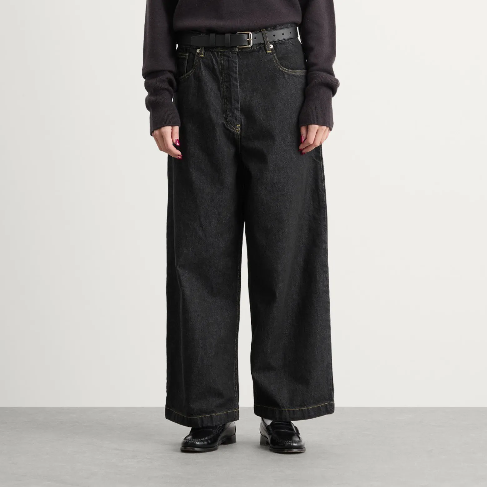 Studio Nicholson Denim Curved Leg Pant