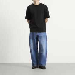 Studio Nicholson Lay Branded Boxy Fit T-Shirt