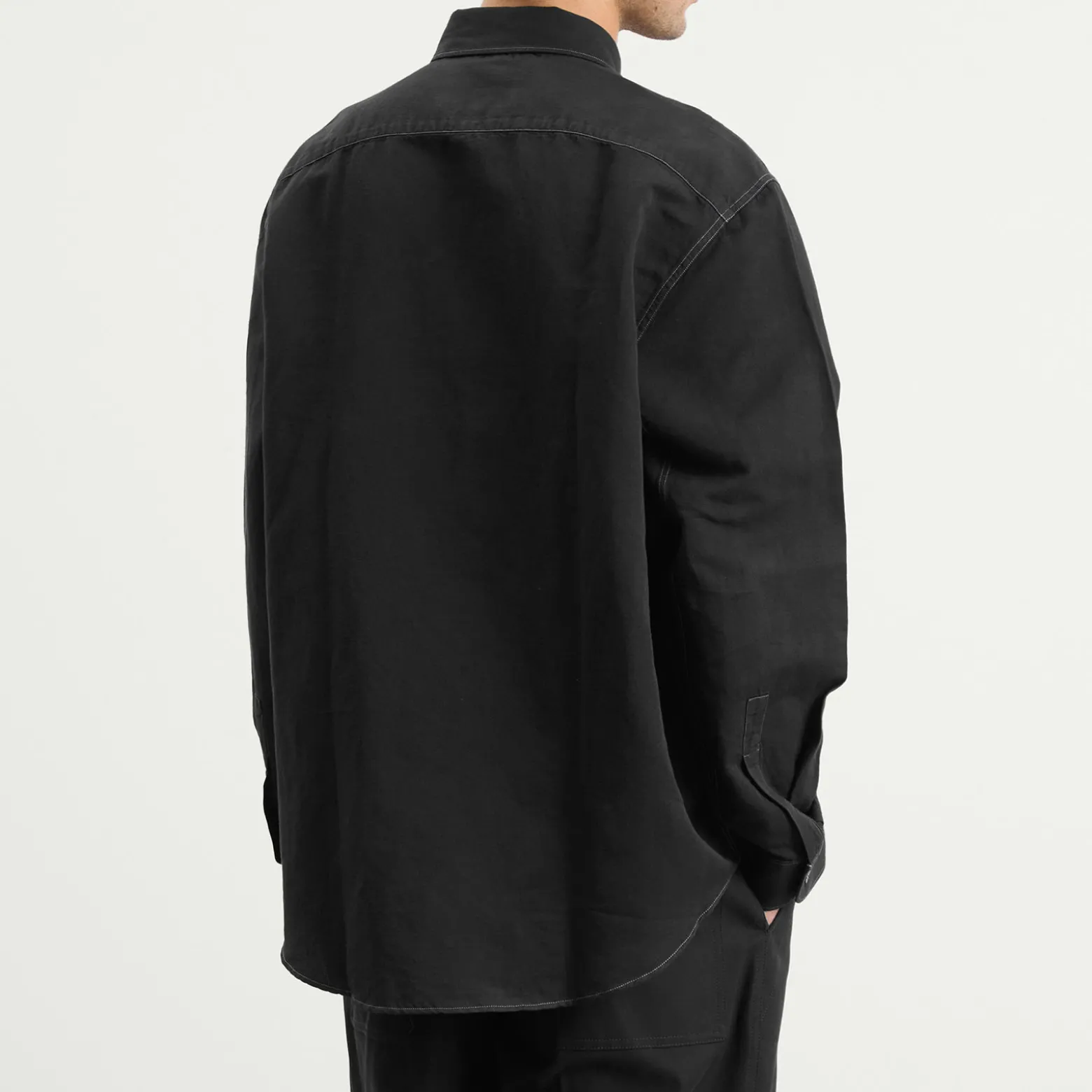 Studio Nicholson Louro Cotton Linen Utility Shirt