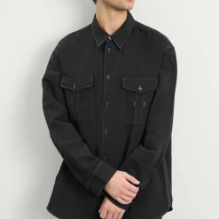 Studio Nicholson Louro Cotton Linen Utility Shirt