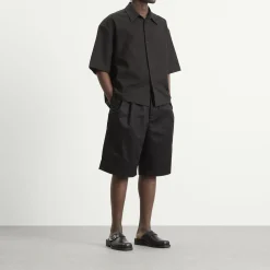 Studio Nicholson Sanko Cotton Linen Boxy Shirt