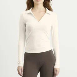 TALA Dayflex Polo Long Sleeve Top