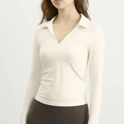 TALA Dayflex Polo Long Sleeve Top