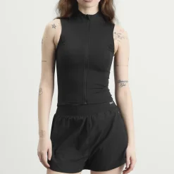 TALA Skinluxe Sleeveless Zip Through Running Top