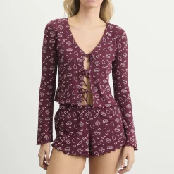 TALA Sleep Lounge Tie Cardigan