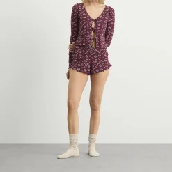 TALA Sleep Lounge Tie Cardigan