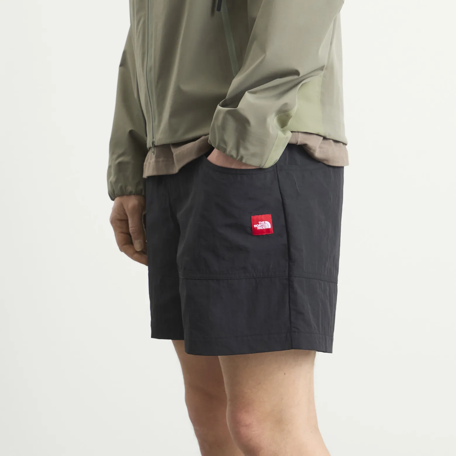 The North Face Red Box Nylon Belted Shorts