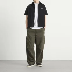 thisisneverthat Washed Denim Short Sleeve Shirt