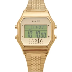 Timex x MM6 T80 Gold-Tone Watch & Bracelet