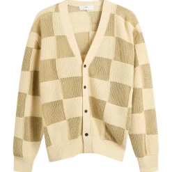 TOGA Checkered Knit Cardigan