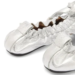 TOGA PULLA Metallic Leather Ballet Shoes