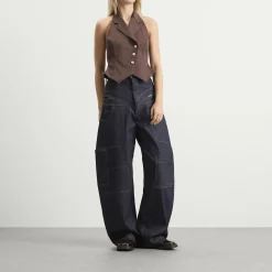 Tolu Coker Banana Pants In Denim