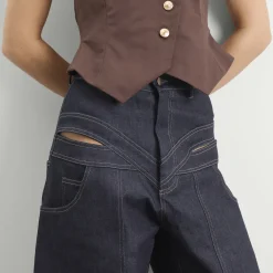 Tolu Coker Banana Pants In Denim