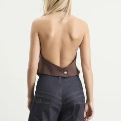 Tolu Coker Halter Waistcoat