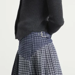 Tolu Coker Kilt Skirt Mini