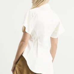 Tolu Coker Panelled Contoured Bustier Blouse