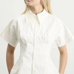 Tolu Coker Panelled Contoured Bustier Blouse