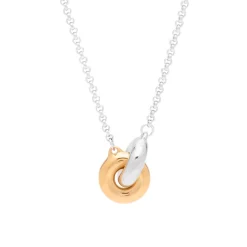 Tom Wood 20.5" Sphere Double Pendant Necklace