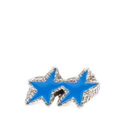 TwoJeys Blue Melted Stars Knuckle Ring Presented by END.