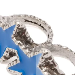 TwoJeys Blue Melted Stars Knuckle Ring Presented by END.