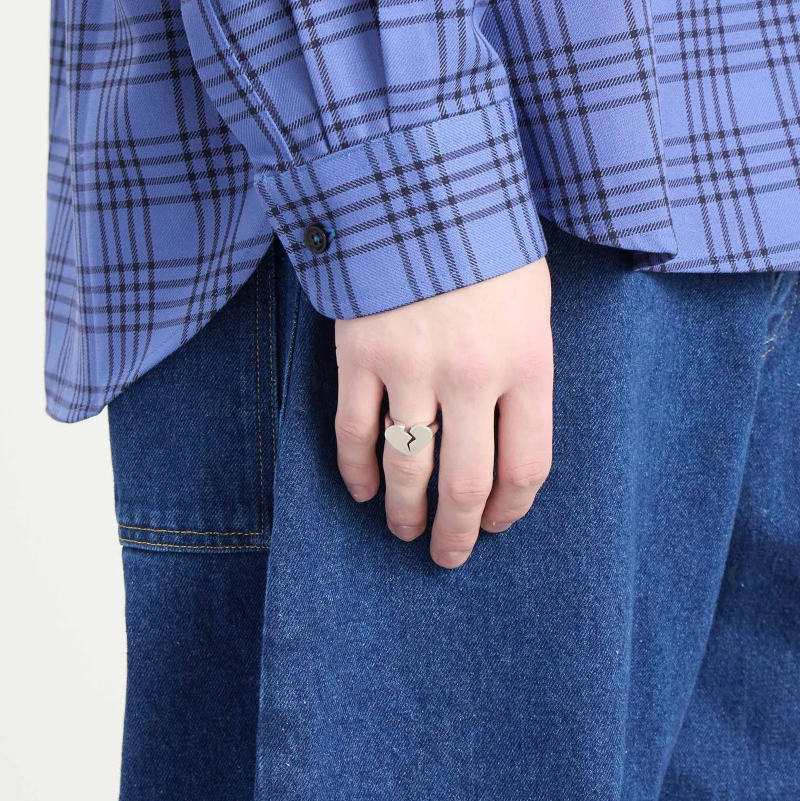 TwoJeys Broken Heart Ring