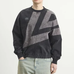Umbro Washed Diamond Drill Sweat