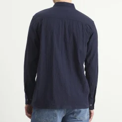 Universal Works Arten Seersucker Attendant Overshirt
