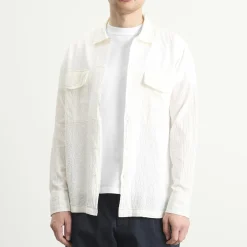 Universal Works Arten Seersucker Attendant Overshirt