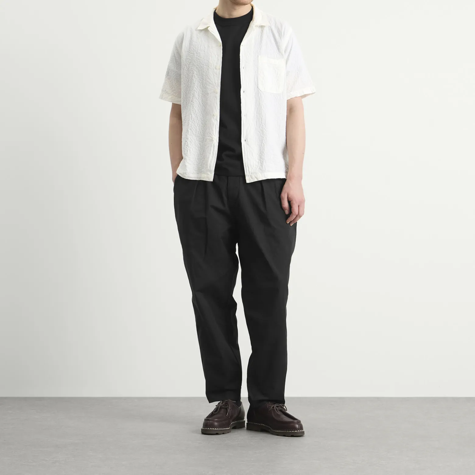 Universal Works Arten Seersucker Road Shirt
