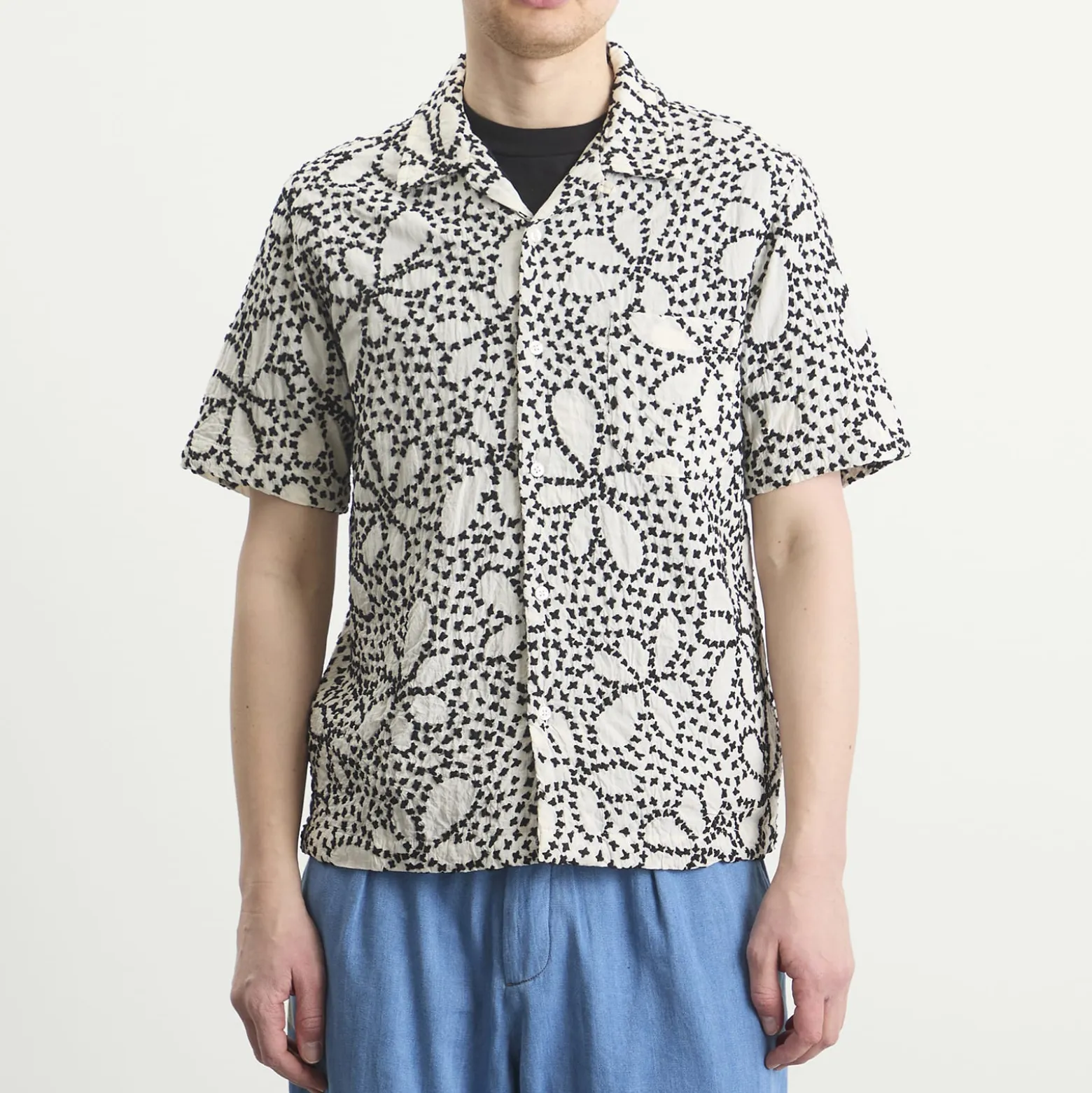 Universal Works Kantha Flower Road Shirt