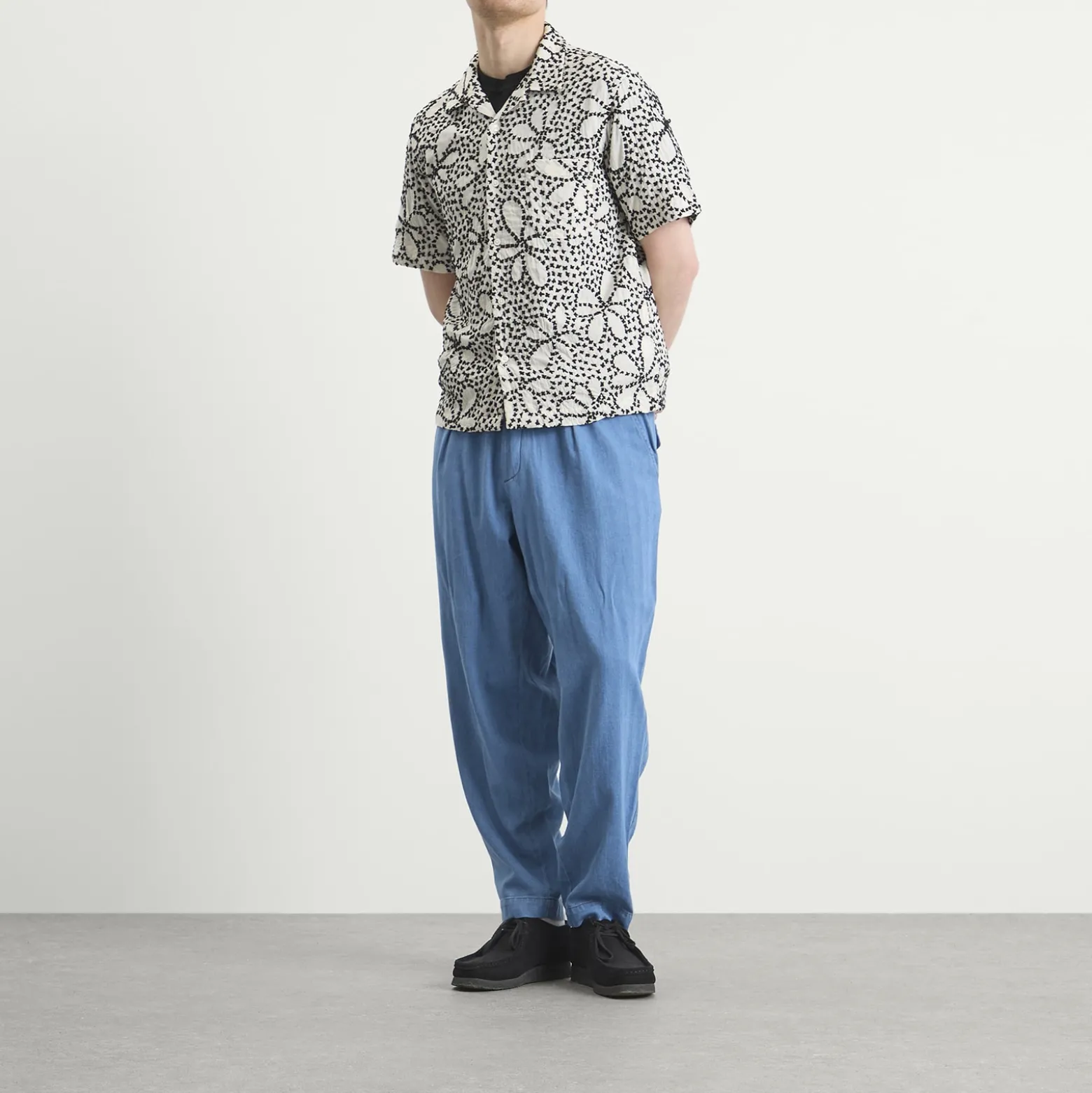 Universal Works Kantha Flower Road Shirt
