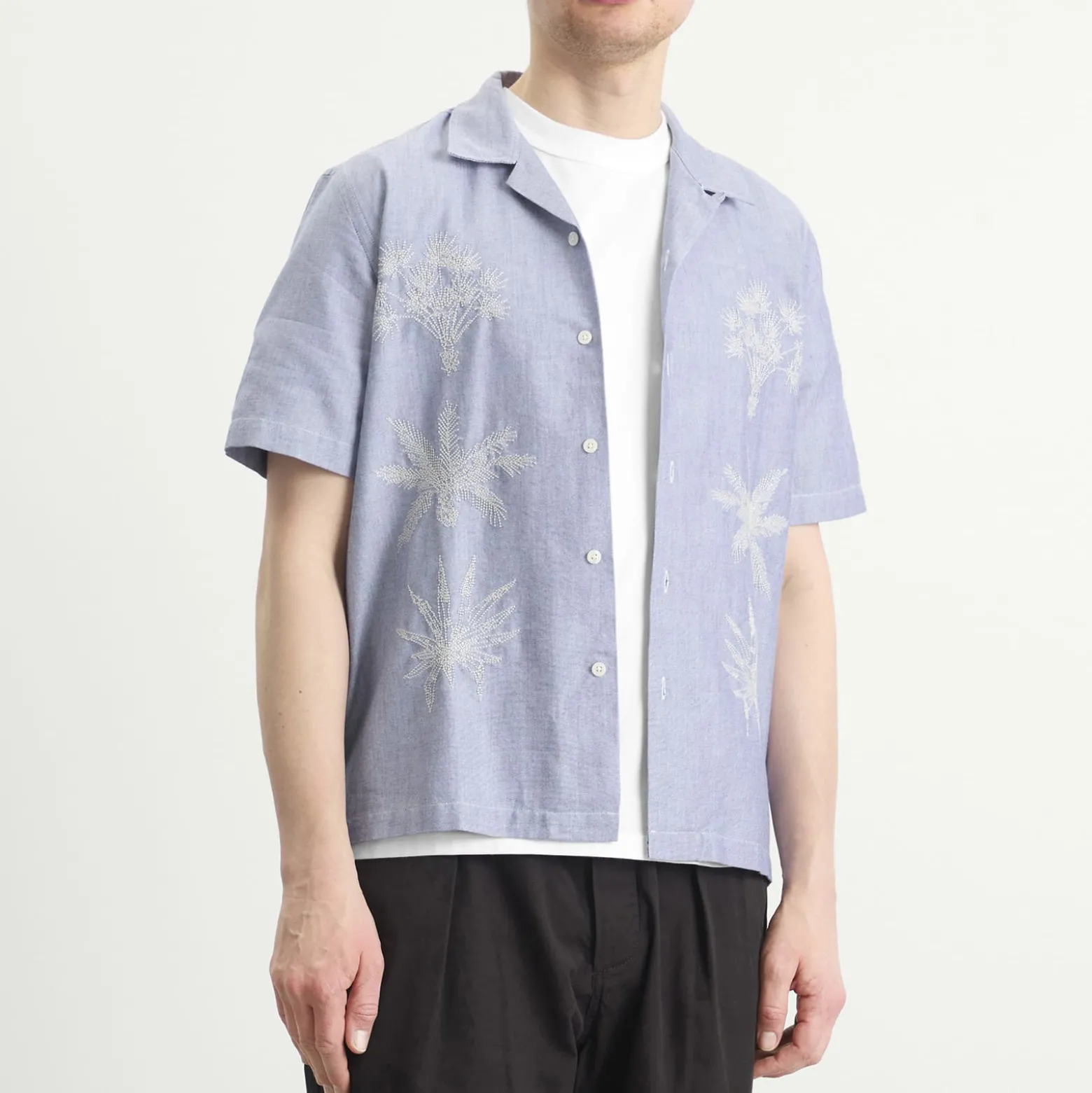 Universal Works Oxford Shirting Road Trip Shirt