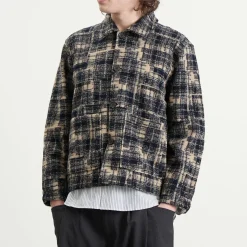 Universal Works Patch Check Fleece Rams Jacket