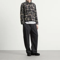Universal Works Patch Check Fleece Rams Jacket