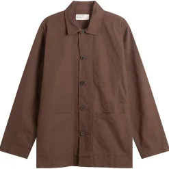 Universal Works Peached Poplin Bakers Overshirt