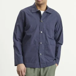 Universal Works Peached Poplin Bakers Overshirt