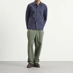 Universal Works Peached Poplin Bakers Overshirt