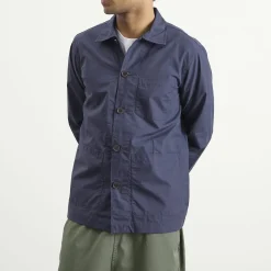 Universal Works Peached Poplin Bakers Overshirt