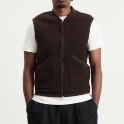 Universal Works Presented by END. Wool Fleece Zip Waistcoat
