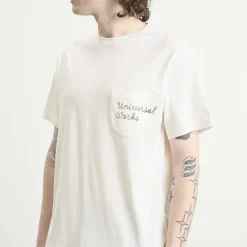 Universal Works Script Logo Pocket T-shirt