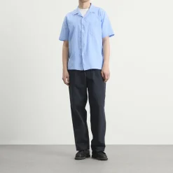Universal Works Seersucker Shirting Road Shirt