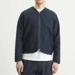 Universal Works Slub Sateen Zip Liner Jacket