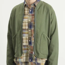 Universal Works Slub Sateen Zip Liner Jacket