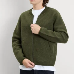 Universal Works Wool Fleece Zip Bomber - Presented by END.