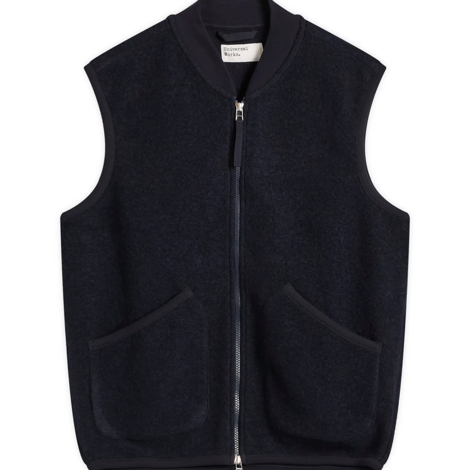 Universal Works Wool Fleece Zip Waistcoat