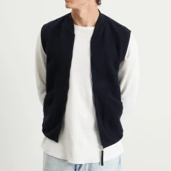 Universal Works Wool Fleece Zip Waistcoat