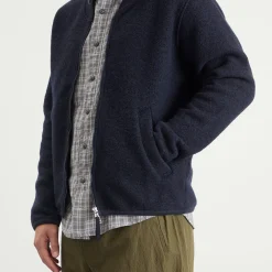 Universal Works Wool Fleece Zip Bomber
